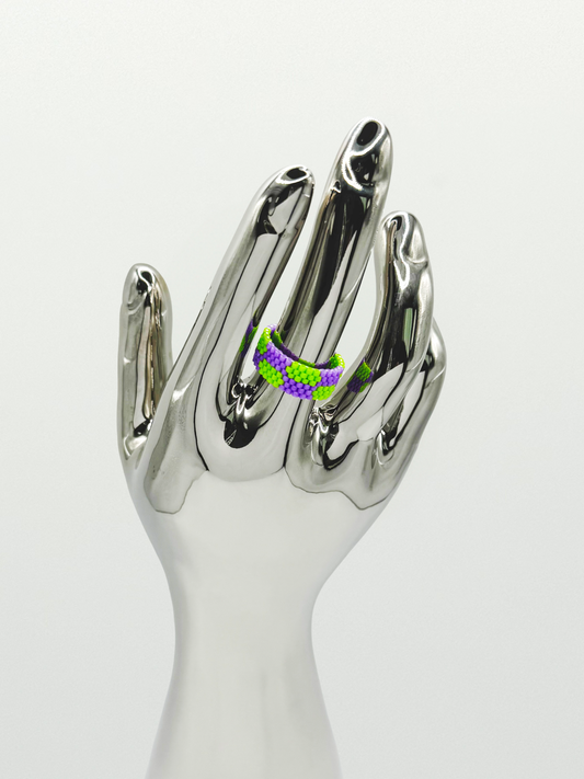 ◎ CHECKER RING: MEAN