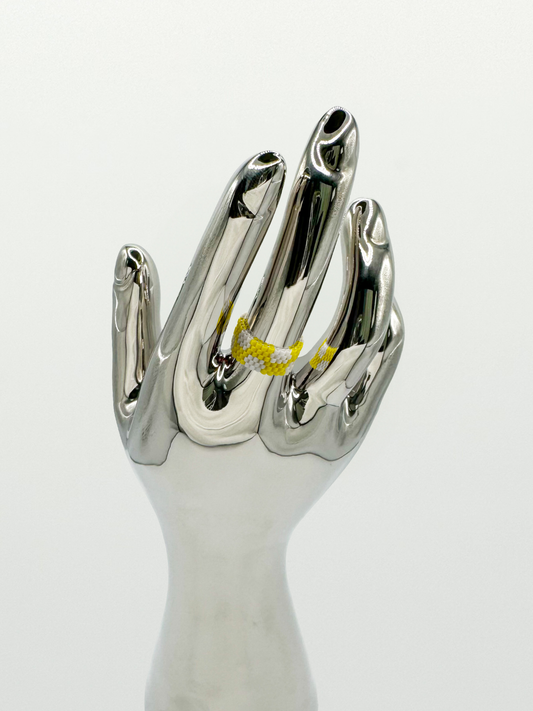 ◎ CHECKER RING: LEMON