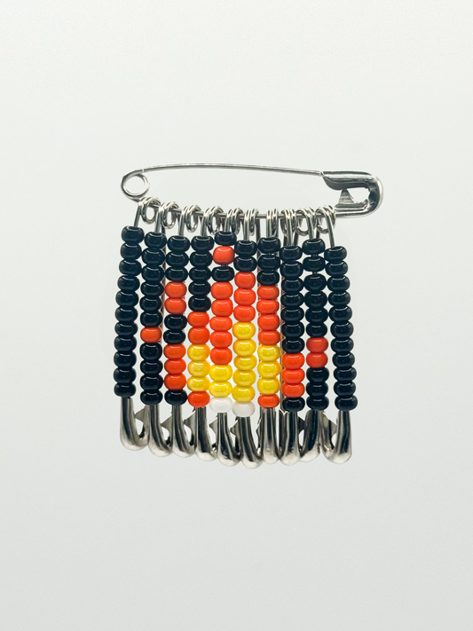 🧷 FIRE PIN BROOCH