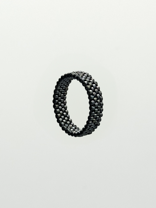 -NEW- ◎ SHINY CHARCOAL RING