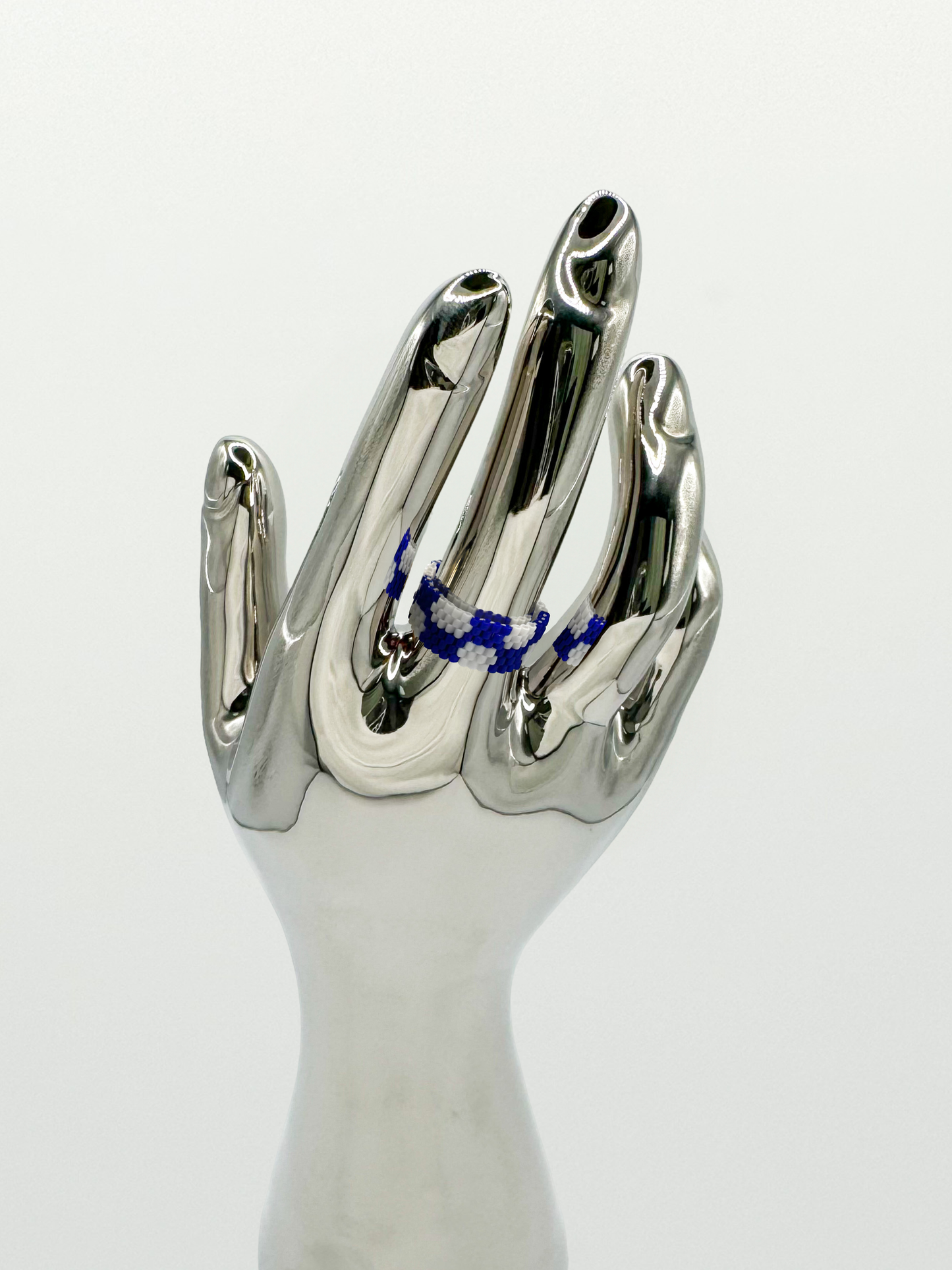 -NEW- ◎ CHECKER RING: ROYAL