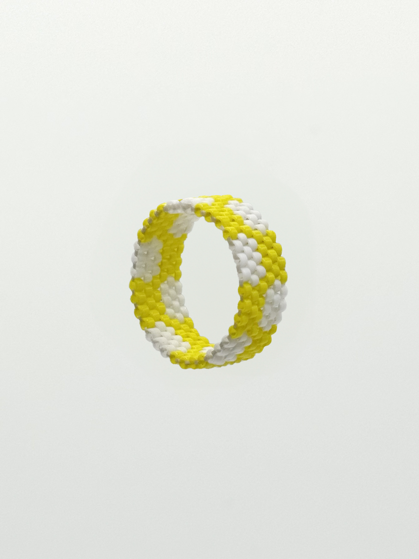 -NEW- ◎ CHECKER RING: LEMON